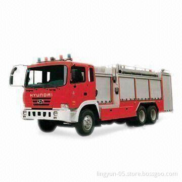 Fire Truck, Uses 12T Foam or Water, Measuring 9,875 x 2,500 x 3,500mm
